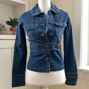 NWOT Anthropologie Denim Jacket Coat